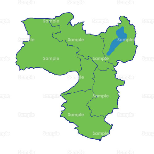 近畿地方の大名配置図 1630年- 江戸時代の大名領地Map