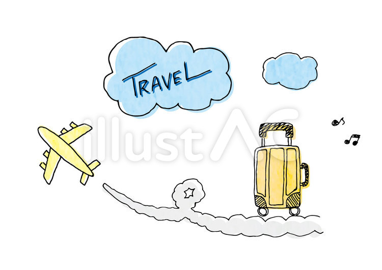 手書き 飛行機イラスト・フリー素材なら「シンテリ」