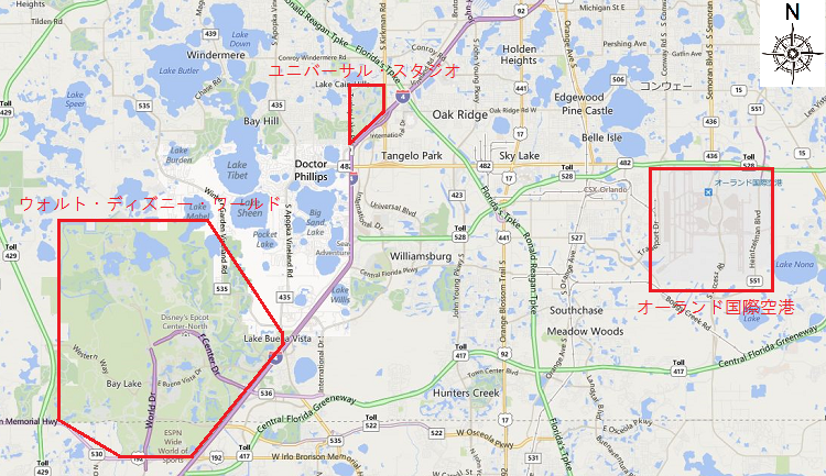 ディズニーワールドマップポスター マジックキングダムポスター ディズニーマップポスター