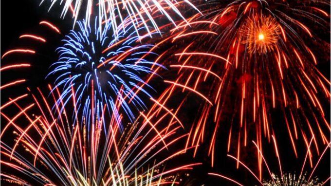 沖縄のアメリカンヴィレッジでの激レア花火