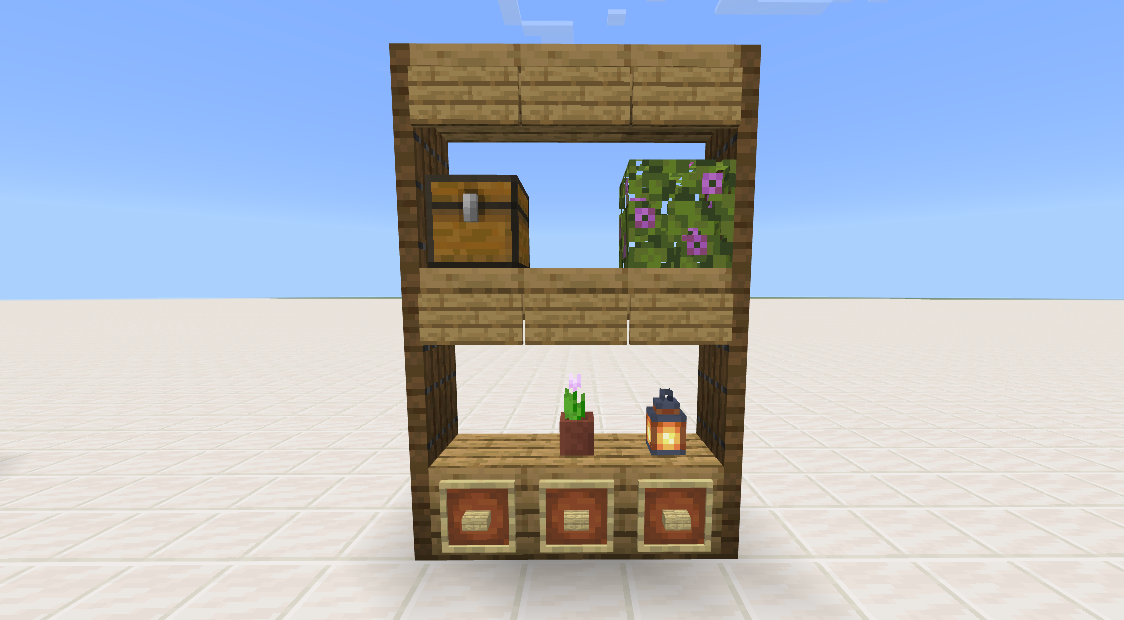 かわいくておしゃれなカフェの作り方!!CAFE!! minecraft