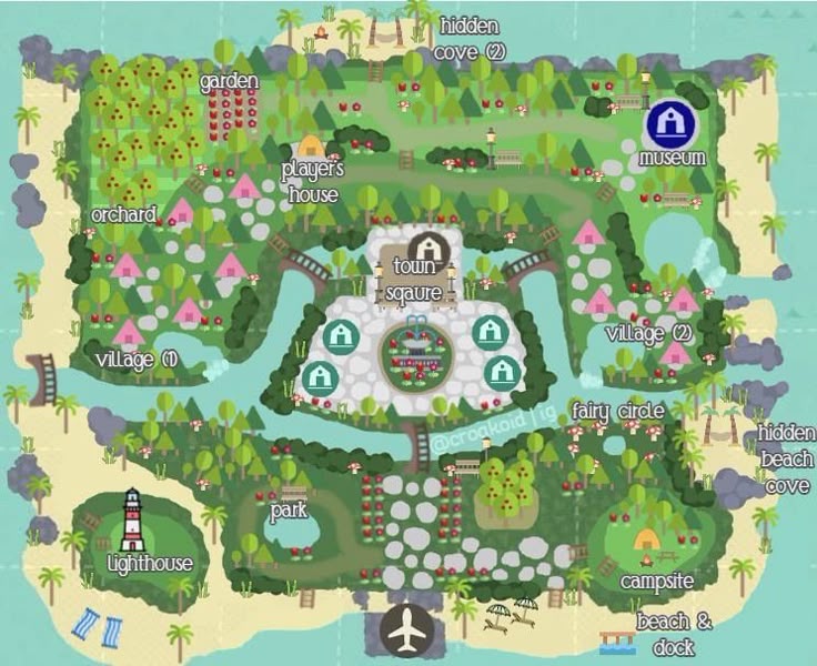 あつまれどうぶつの森 地図」のアイデア 37