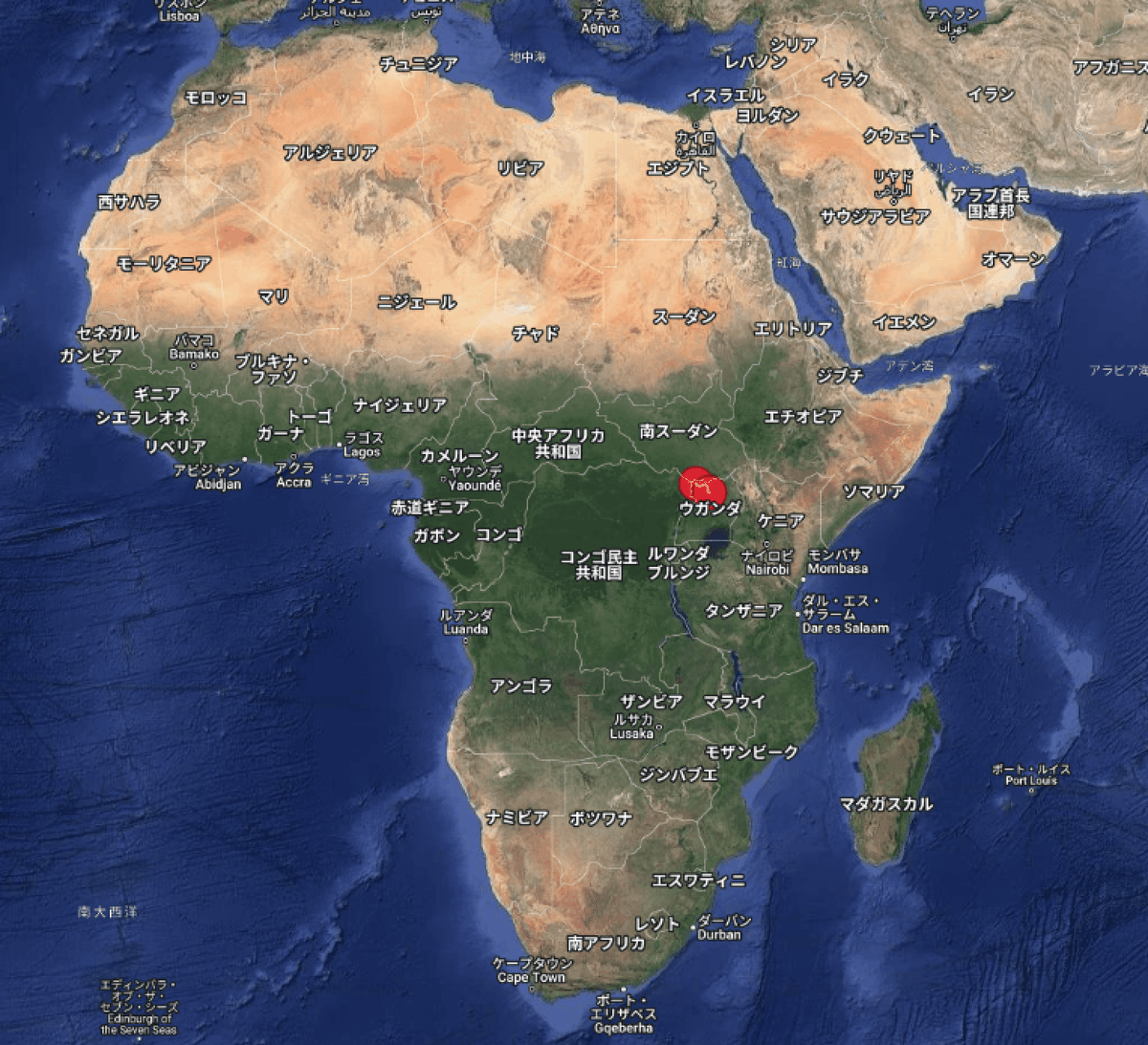 アフリカの国名を意味通りに和訳した地図 ゆっくり解説