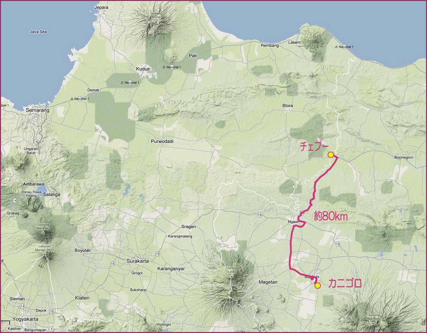 インドネシア州区分地図 - 旅行のとも、ZenTech