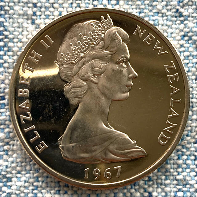 ニュージーランドコイン 20セント プカキ -