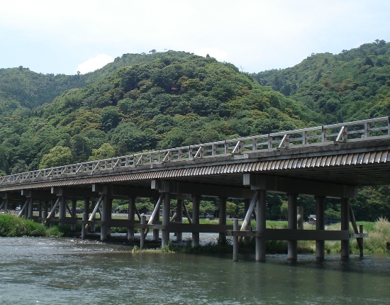夏の夕方 京都嵐山渡月橋☁️ Kyoto Arashiyama