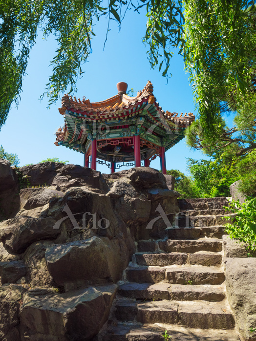 中華風の絶妙な屋根裏部屋の古代の建物 デコル&3Dモデル フリー素材MAX無料ダウンロード