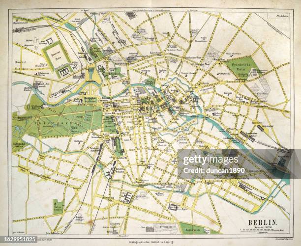 ベルリンの古地図 ３ 1688年 :