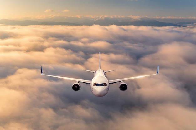 ただいま😊 無事帰って来ました 今日の夕景は飛行機の中から✨
