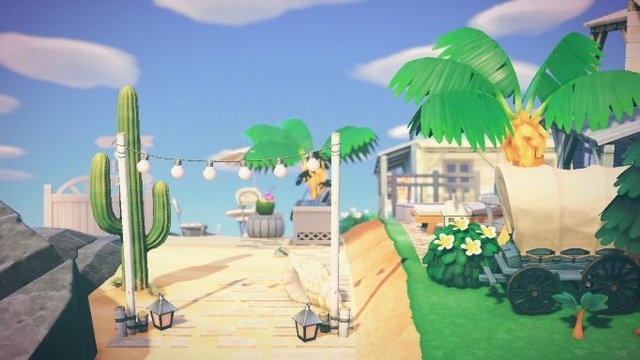 あつ森 島クリエイターでカフェと海の家を作る島紹介🏖〜オシャレな島作り〜あつまれどうぶつの森