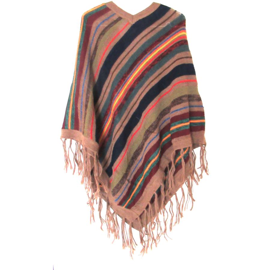 アルパカニット ペルーのキュートな民族ポンチョ ペルー製- インバヤ創業20年エスニックファッション・中南米雑貨のセレクトショップ現地直接買付