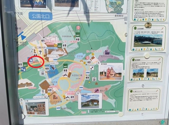 真冬のジブリパークを楽しめるよう無料の暖房エリアを利用してみては？ 冬本番、ジブリパークを楽しむ中で 屋外の移動も多くなりがち ほっと一息つけるジブリパークの外の モリコロパークで無料で