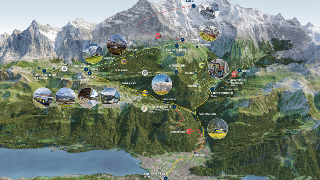 ユングフラウヨッホ展望台 トップ オブ ヨーロッパからの眺望！