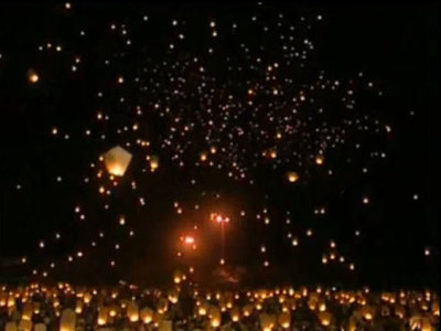 短冊ではなく願い事をランタンに書いて空に飛ばすイベント「大阪七夕スカイランタン祭り」 - デザインってオモシロイ