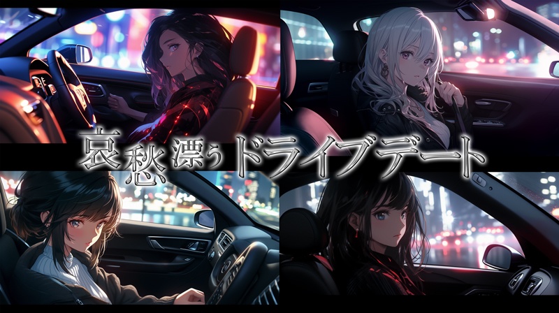 可愛い彼女とドライブデート - No: