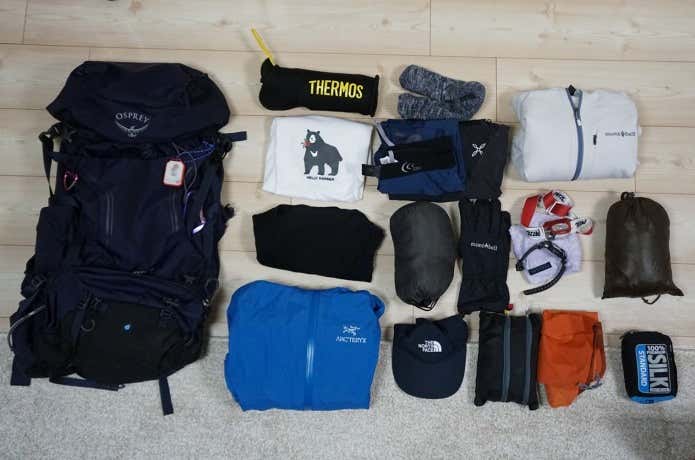 夏山登山装備ガイド ②山小屋泊編モンベル