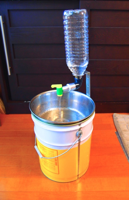 ポータブル簡易シンク キャンプ 車中泊 野外作業等に1円スタート、自作ポータブルクーラー 水冷式