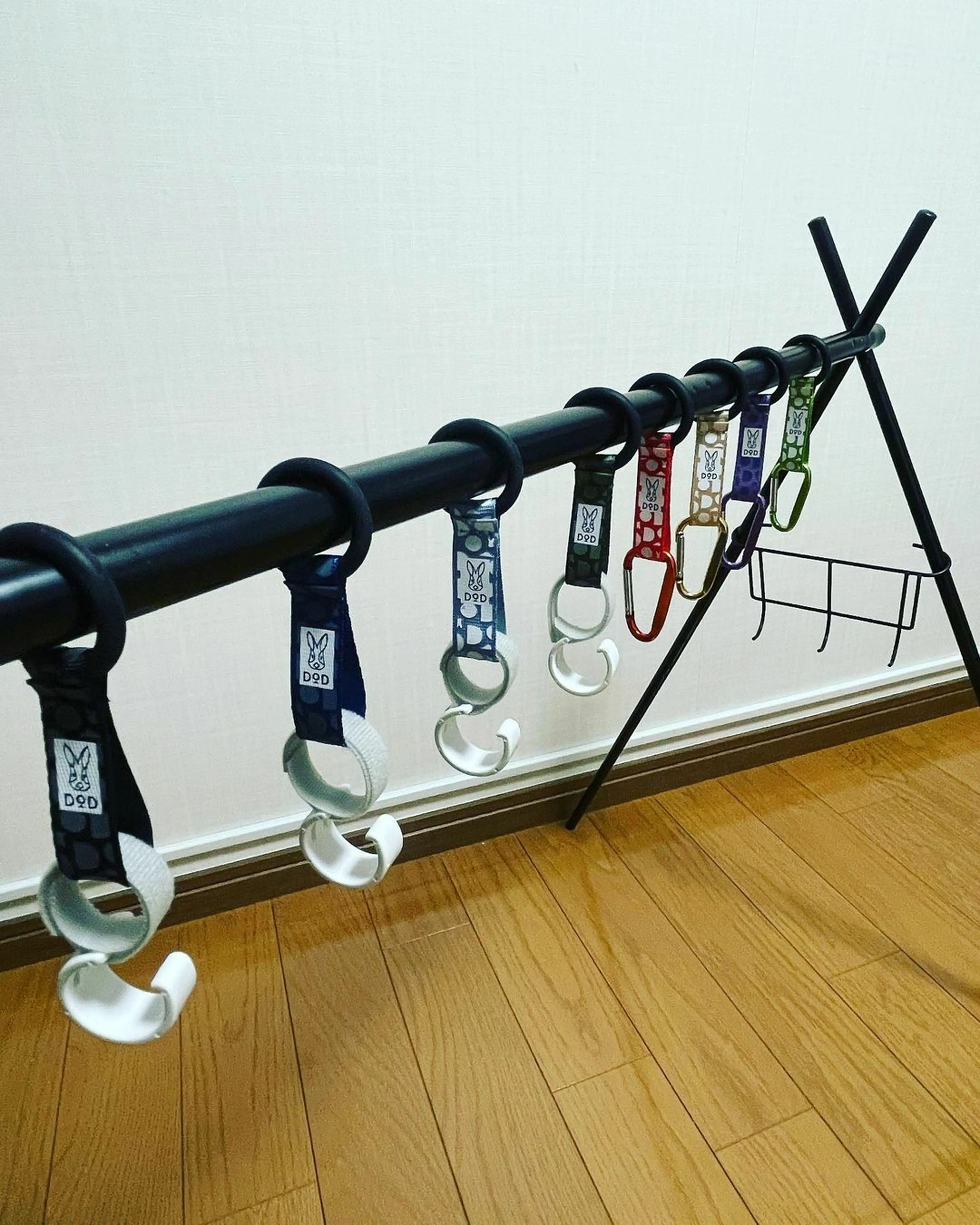 22 キャンプハンガー 100均で作成岡山県～塩飽諸島周辺のメバリング&アジング調査と日々のジョギング日誌 第３章