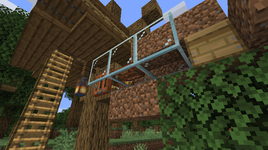 ツリーハウスの秘密基地Minecraft