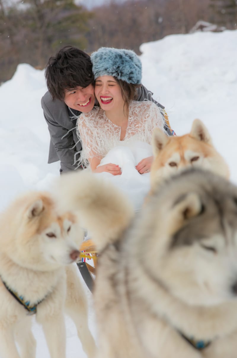 冬季限定 北海道ならでは！フォトスタジオが手掛ける「冬ロケ」の写真映えがすごい札幌フォトウェディングカウンタ