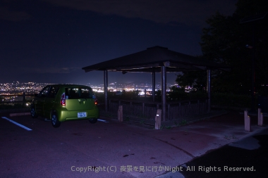 福島市街地を一望できる観光スポット！信夫山第二展望台の夜景福島県福島市