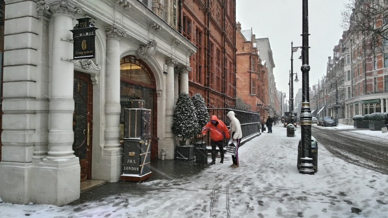 久々に雪が積もったロンドン － 日本と海外の雪だるまの違い London AtoZ英国の最新情報をお届け-チェルシーガーデンズUK