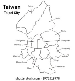 台北の地図-台北市内地図 台湾