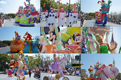 公式 パレード「ハピネス・イズ・ヒア」に登場するディズニーの仲間たち東京ディズニーリゾート・ブログ東京ディズニーリゾート