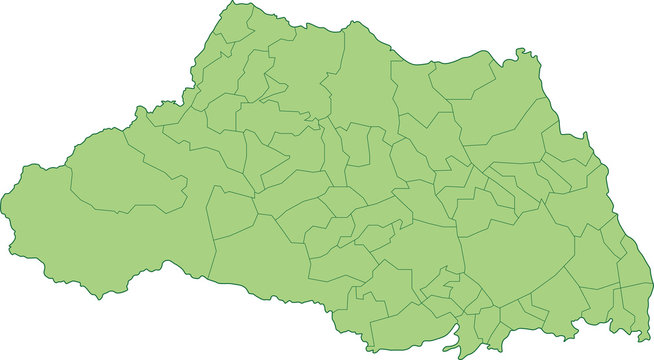 Amazon埼玉県全図ポスター地図文房具・オフィス用品