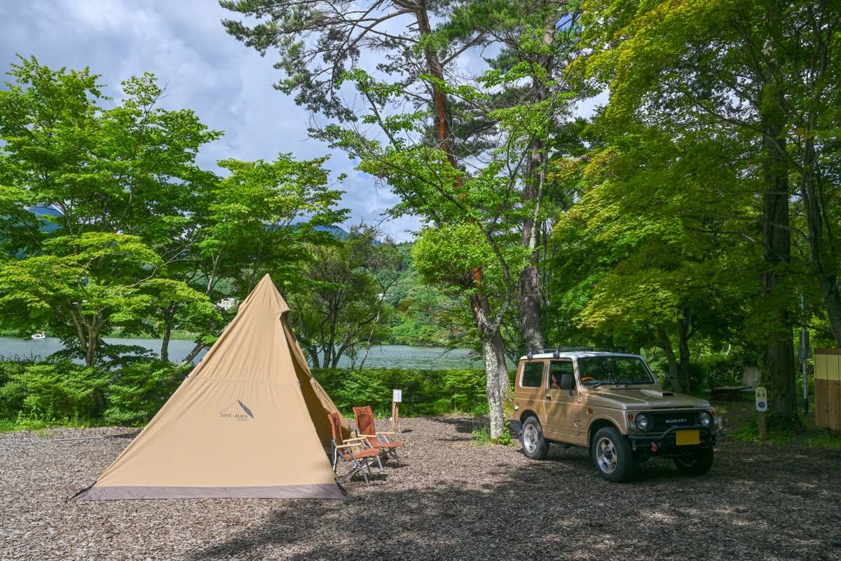 秋保二口キャンプ場で宮城県での初キャンプ