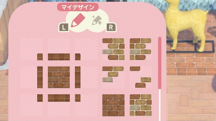 細い区切りライン 花壇作者: Lexaマイデザイン カタログ -あつ森