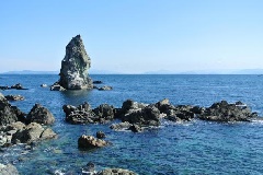 沼島-上立神岩-、日本国土始まりの場所として神話で語り継がれる場所へ調査へ行きます-淡路島旅行記6 大人の放課後25 リョウ＠大人の放課後