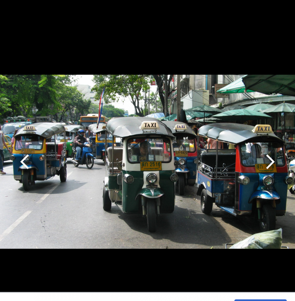 市内中心部の主要道路にトゥクトゥクのトゥクトゥク トライク タクシー ローカル転送島フィリピン —ストック編集用写真©jackmalipan