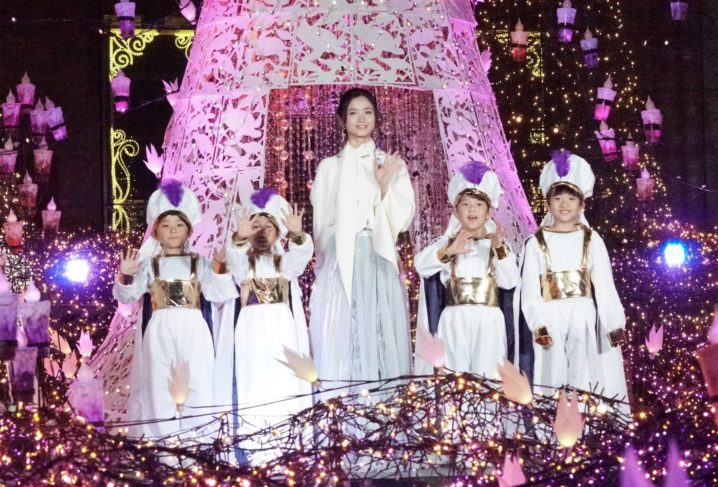 12 14 土期間限定！まるでテーマパーク！光と音のイルミショー☆すべて無料で楽しめる♪汐留夜景×映画イルミネーション鑑賞コン♪