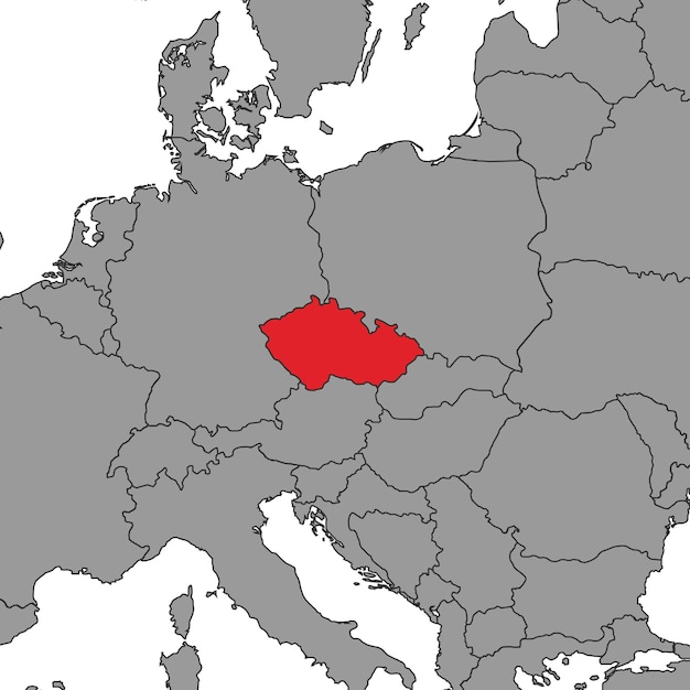 チェコ共和国の物理的な地図 - チェコ共和国のベクターアート素材や画像を多数ご用意 - チェコ共和国,