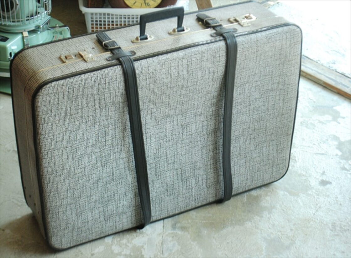 Amazonスーツケース アンティーク調 古い装飾的な木箱2ワイン貯蔵スーツケース宝箱ジュエリー主催のPUレザーの複雑なセットColor :Brown ,