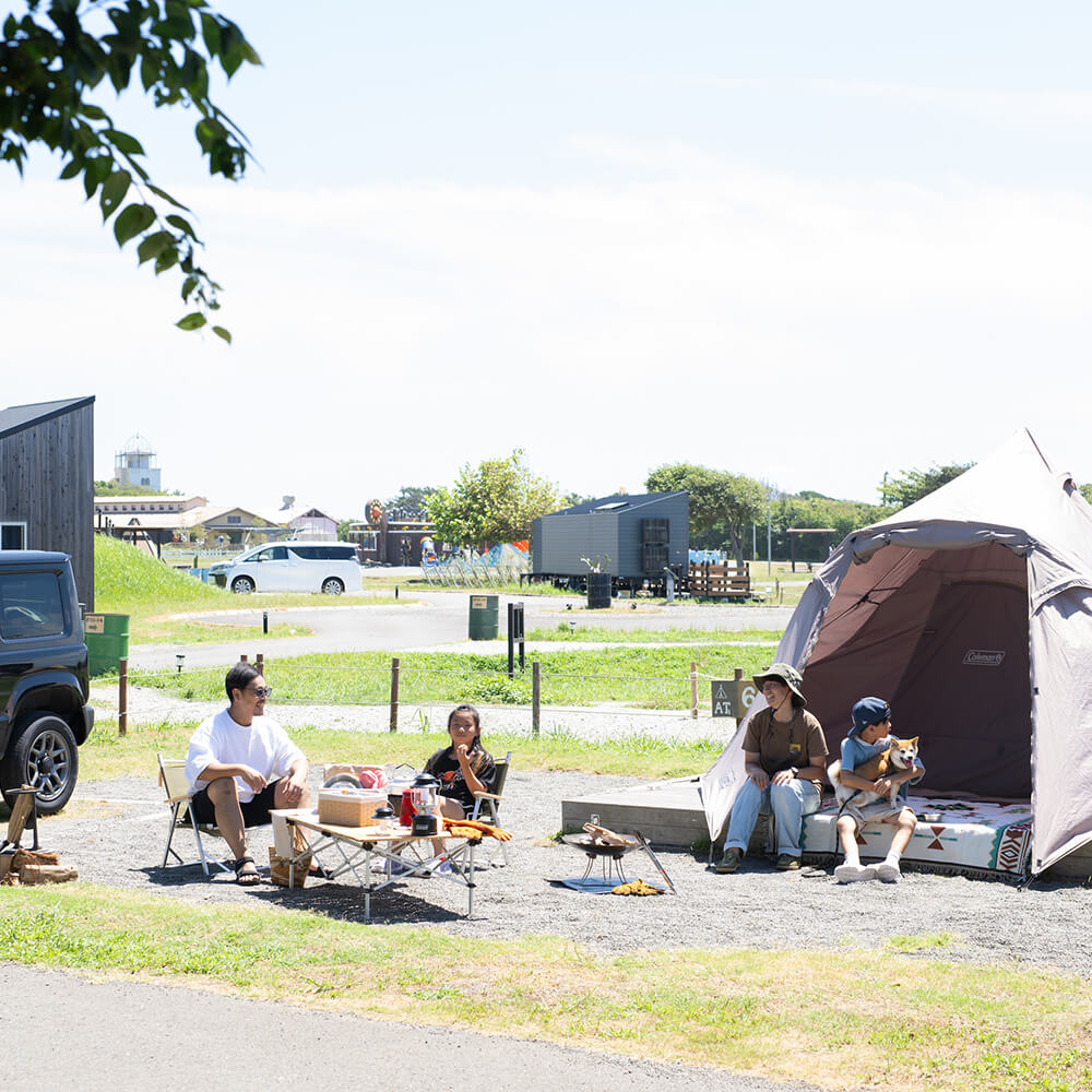 和田長浜海岸 おすすめ無料オートキャンプ場 三浦半島軽キャブコン オハナ号 GO