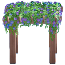 あつ森 パーゴラのリメイク 色違い