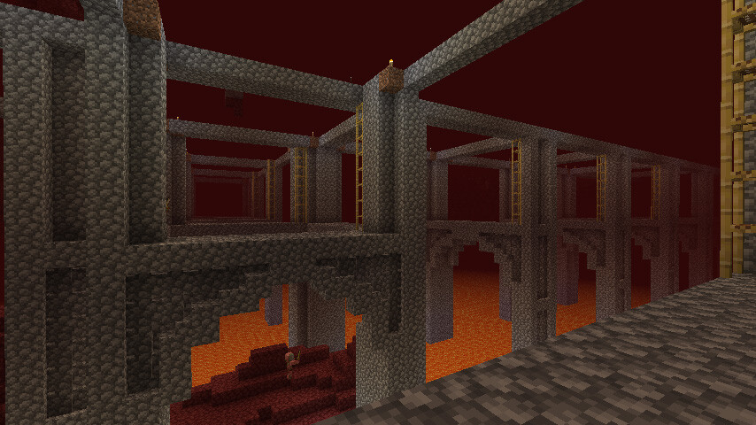 マイクラ日記 Part166 ～ネザートラップ作成記 外装編②