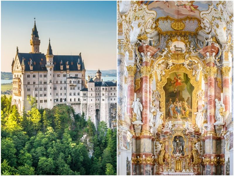 ドイツのお城 ノイシュバンシュタイン城 絶景ハイキング』シュバンガウ ドイツ