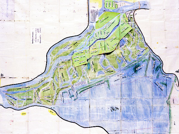 巨椋池干拓地の堤跡