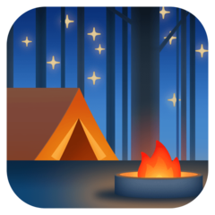 キャンプのベクトル絵文字のイラスト素材・ベクター Image 87938351