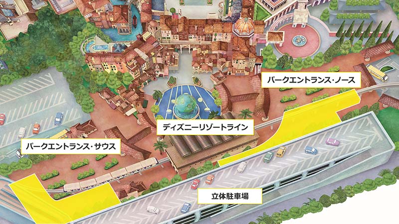 ディズニーシーの地図について教えて下さい。いつもどこを歩いているの- Yahoo!知恵袋