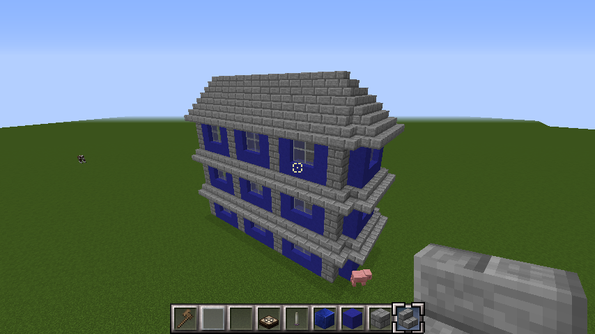 minecraftbuildsクリエ 時計台と商店 -