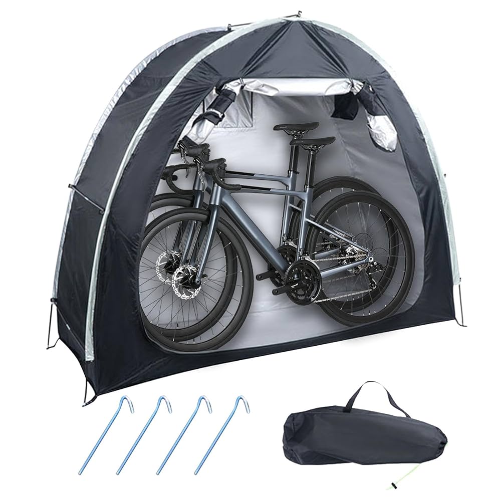 サイクルガレージ 2台自転車置き場 テント サイクルハウス サイクルポート