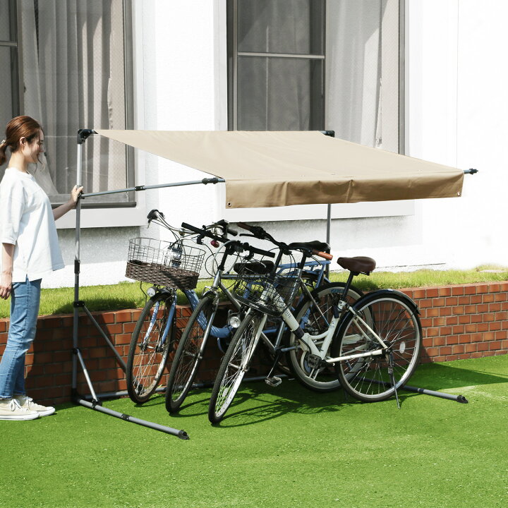 自転車テント バイクガレージ サイクルハウス バー 折り畳み式