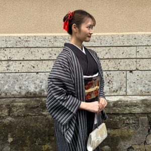 きものの防寒～可愛い冬スタイル～京都着物レンタル夢館五条店