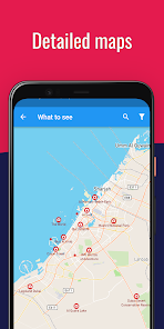 アラブ首長国連邦、ドバイ市の地図UAEのイラスト素材・ベクター Image 151610590
