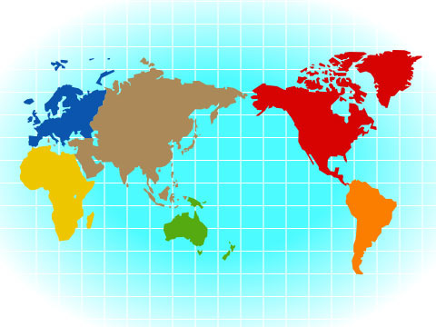 中国と台湾の白地図、ユーラシア大陸と日本のシルエット、日本語の地名入りのイラスト素材111404490- PIXTA