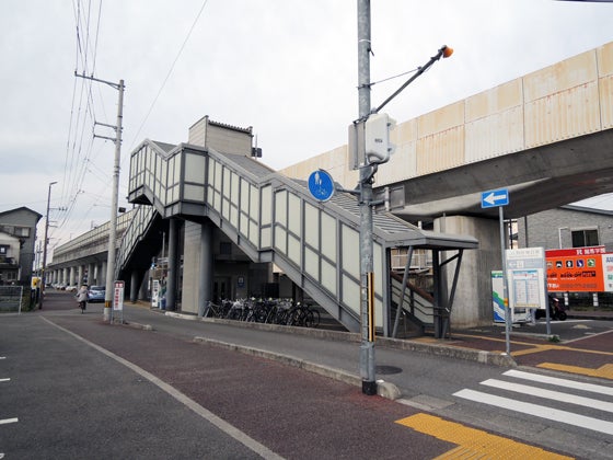 土讃線、円行寺口駅に登る : のんびりと高知で